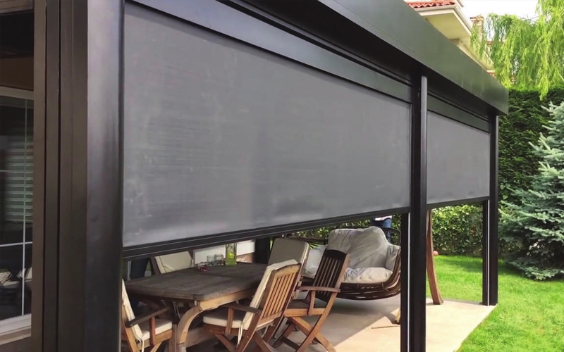 Zip zavjese interijer